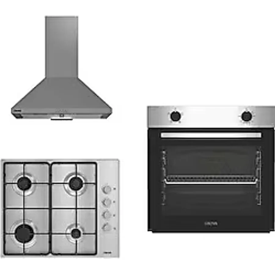 Altus Inox 3 Lü Ankastre Set ( Ala 310 I - Ala 181 Gid - Ala 522 I ) Gri