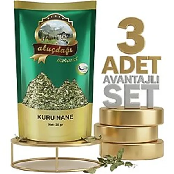 Aluçdağı Kuru Nane 3X100 gr