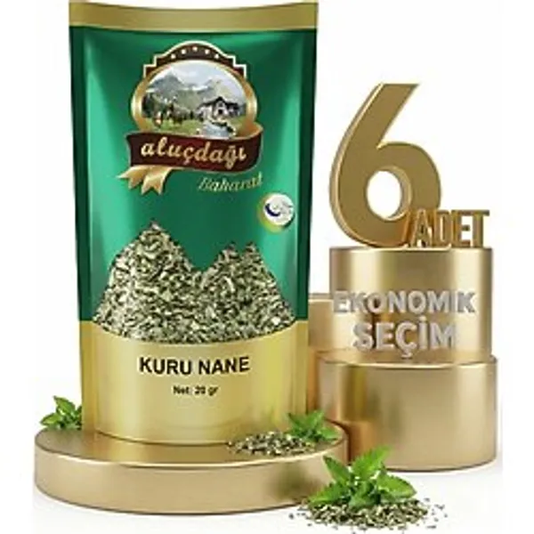 Aluçdağı Kuru Nane 6X100 gr