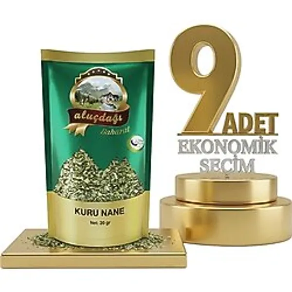 Aluçdağı Kuru Nane 9X100 gr