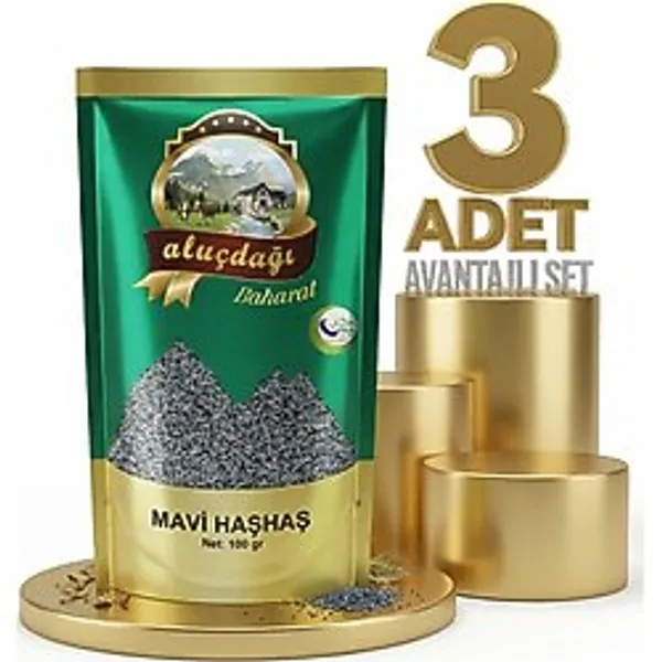 Aluçdağı Mavi Haşhaş 3X100 gr