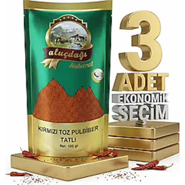 Aluçdağı Pul Biber 3X100 gr