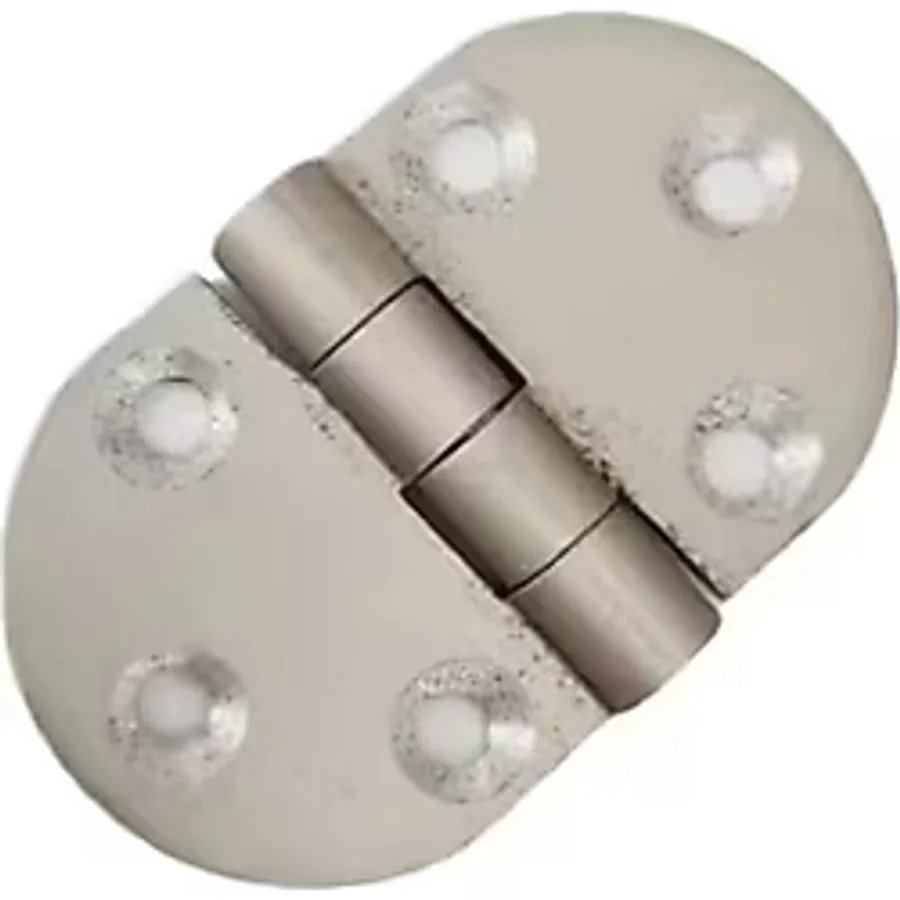 Alüminyum 4 cm Oval Mentese 40 x 68 x 3,3 mm / 10 Adet