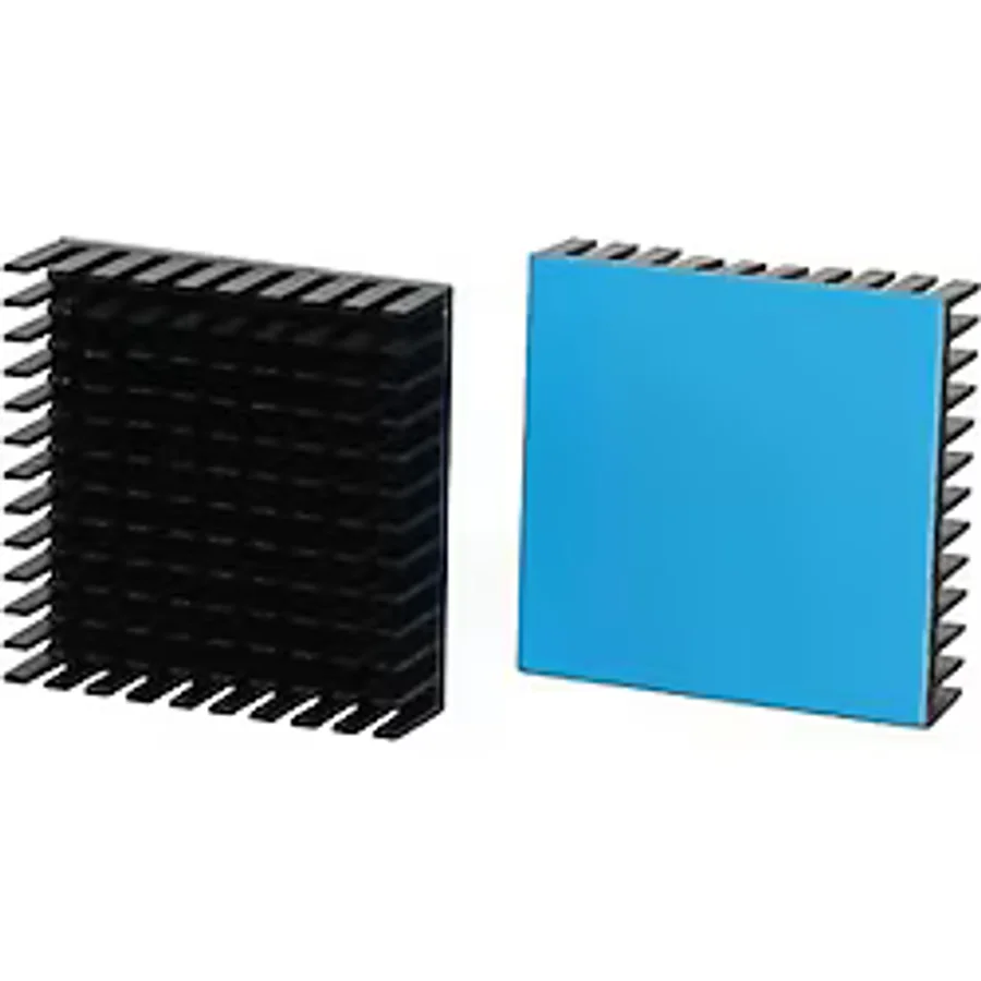 Alüminyum Soğutucu Heatsink 40x40 Peltier Uyumlu Termal Çift Taraflı Bantlı
