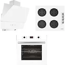 Alveus 3'lü Beyaz Ankastre Set (Gls 640 B-Mfa 627 B-Mod 3000 B )