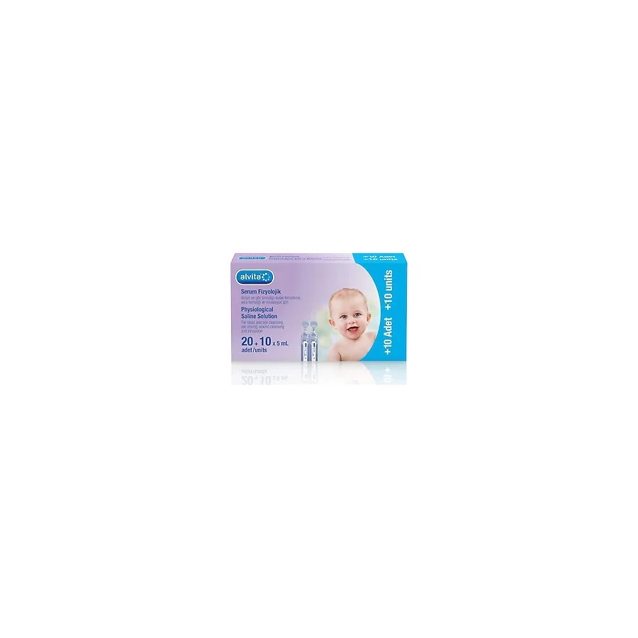 Alvita Serum Fizyolojik 30 Flakon 5 ml