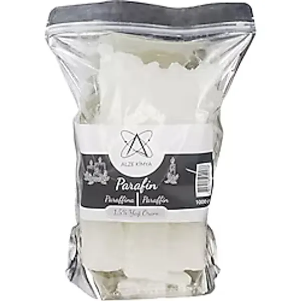 Alze Kimya Hobi Parafin Wax Yüksek Kaliteli 1 Kg Mum Yapım Malzemesi (1,5% Yağlı)