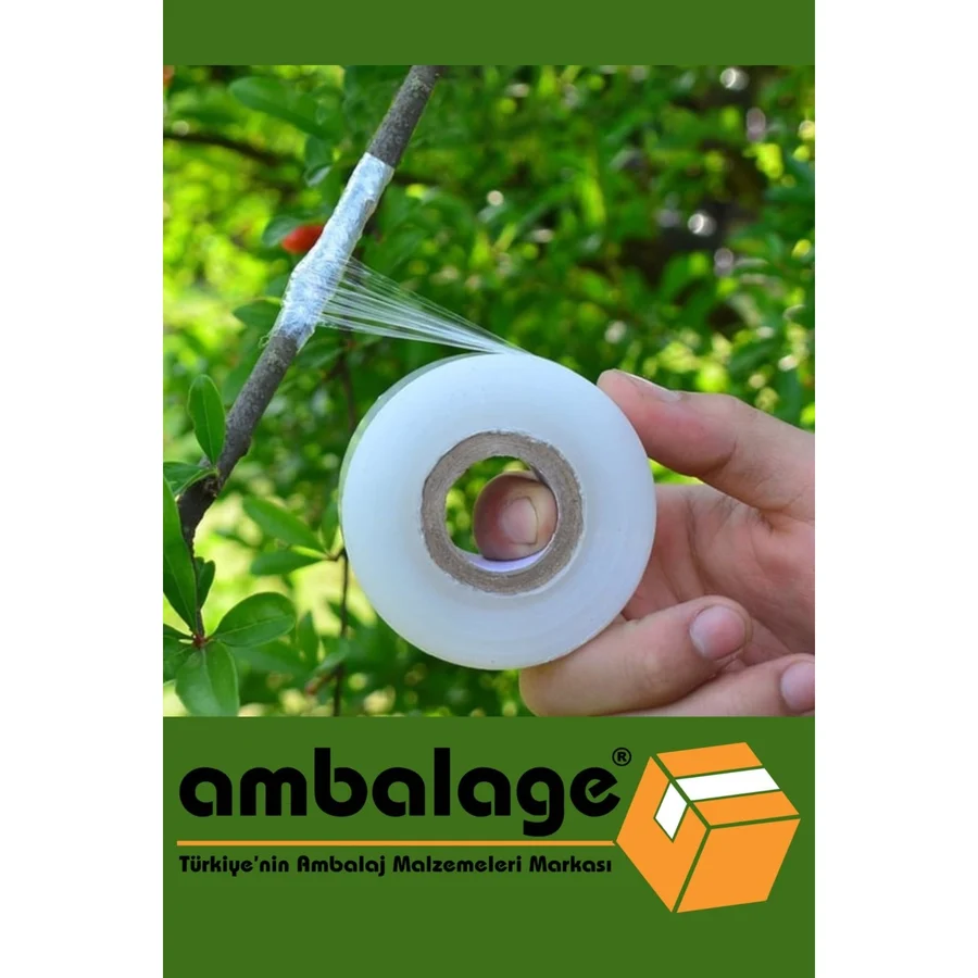 Ambalage Aşı Streci Aşı Bandı Aşı Yeri Sarma Streci 10 CmX110M Sağlam Yapışma