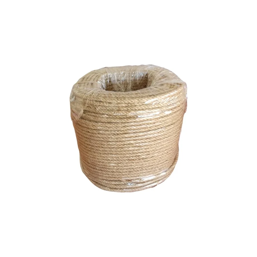 AmbaRope Jüt İpi Hasır ipi Kırnap İpi Kendir İpi Keten İpi - Süsleme Hobi El İşi Jüt ip Hasır İp (5 mm, metre, 50)