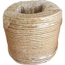AmbaRope Jüt İpi Hasır ipi Kırnap İpi Kendir İpi Keten İpi - Süsleme Hobi El İşi Jüt ip Hasır İp (5 mm, metre, 50)