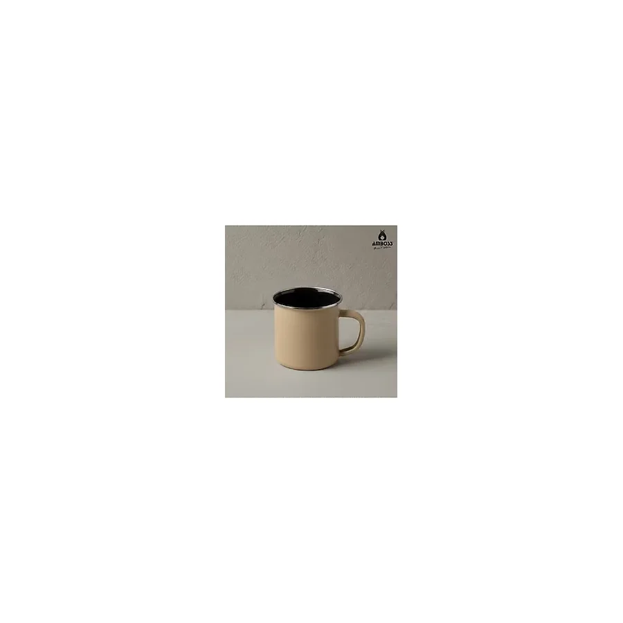 Amboss Crispella Emaye Kupa Bardak - Kahverengi CRİ-3404
