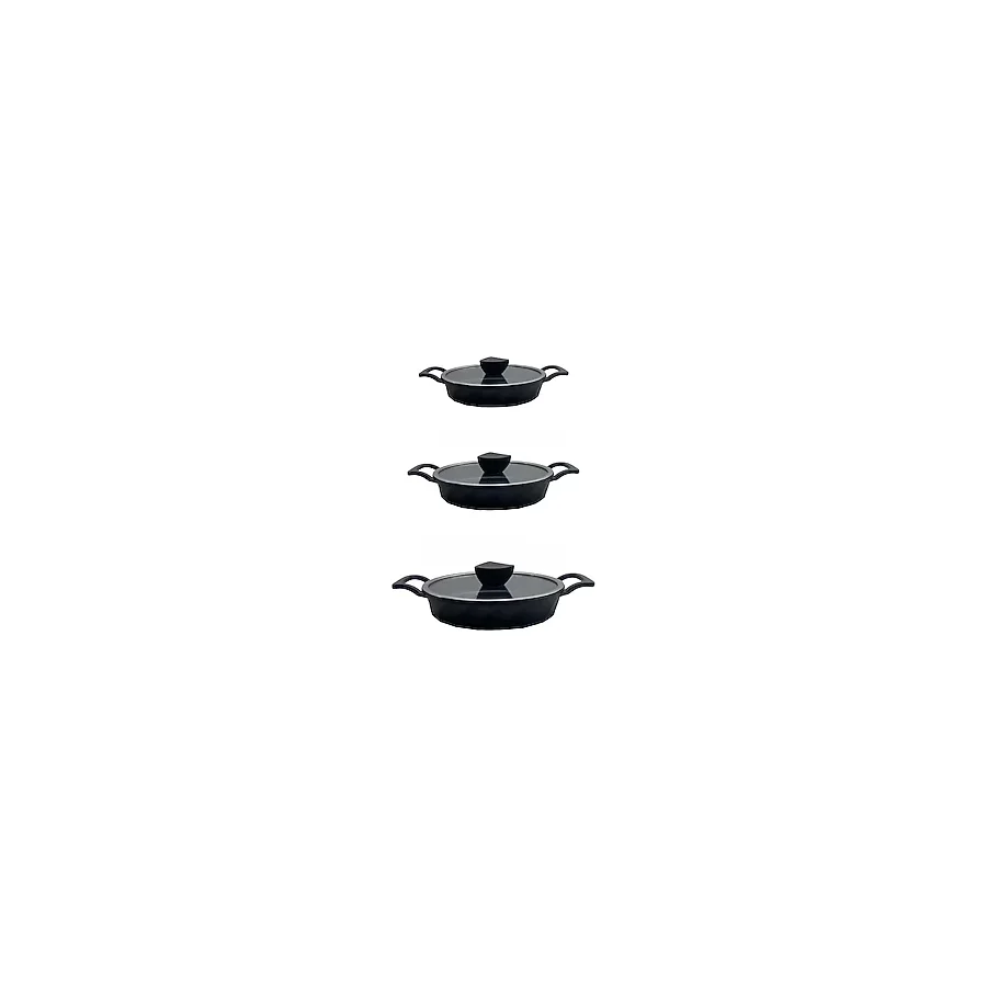 Amboss Vento 18-20-22 cm 6 Parça Titanyum Sahan Seti