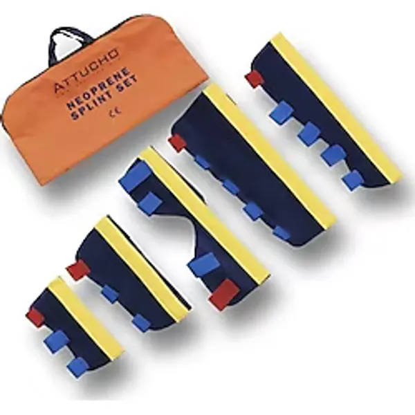 Ambulans Ve İlk Yardım İçin 5 Li Set Neopren Atel Set