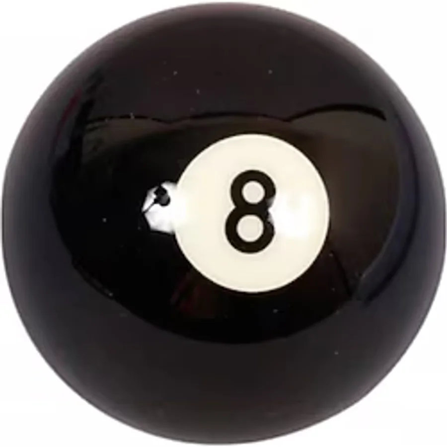 Amerikan Bilardo Oyunu İçin 57.2 MM Bitiş Topu Siyah 8 Numara