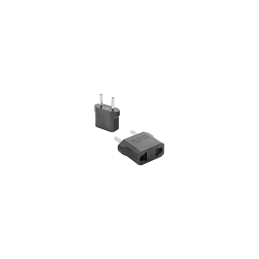 Amerikan Fiş Çevirici Adaptör US to EU TR Priz Dönüştürücü 10A 250V Güvenli Bağlantı Siyah Seyahat Adaptörü Laptop, Telefon Şarj Cihazları ve Küçük Ev Aletleri ile Uyumlu