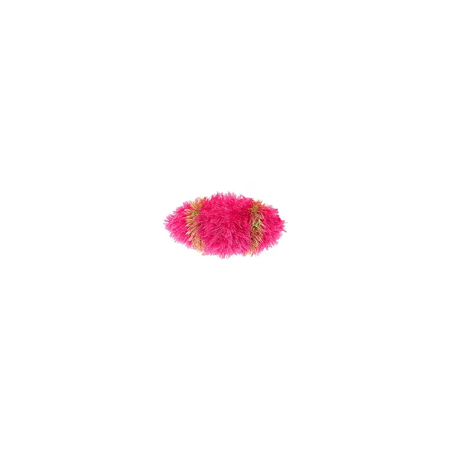 Amerikan Futbolu Topu -% 100 El Örgüsü Ses Çıkaran Köpek Oyuncağı (fuşya)