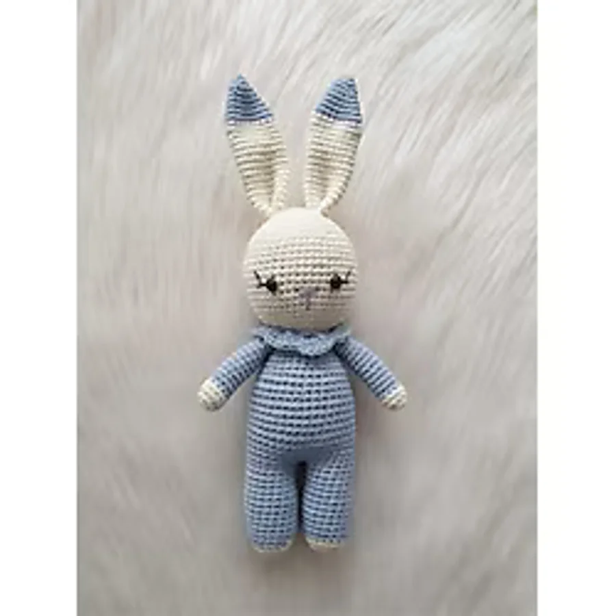 Amigurumi Organik Örgü Oyuncak Tavşan