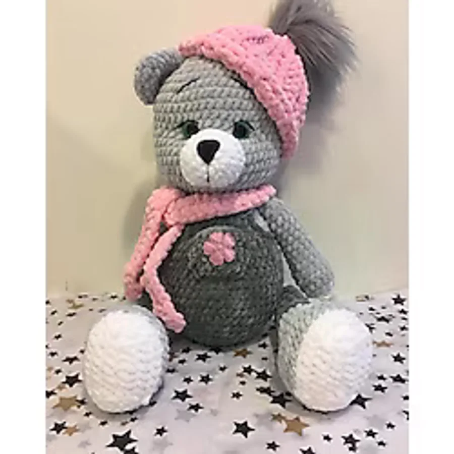 Amigurumi Oyuncak Ayı - Renkli