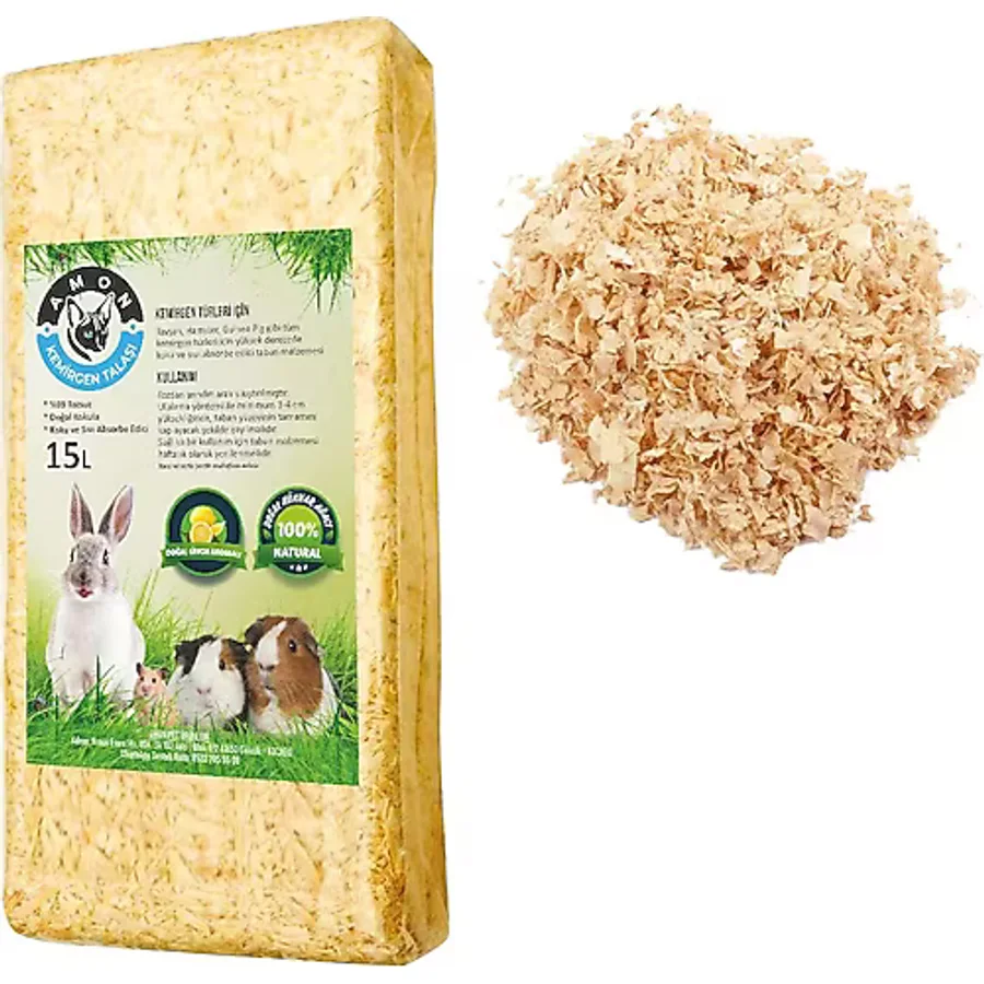 Amon Doğal Limon Kokulu Kemirgen Talaşı 15 Lt.