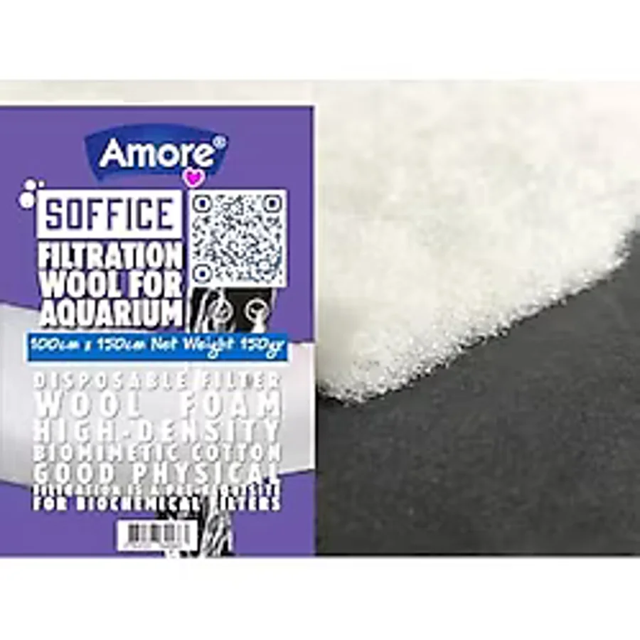 Amore Akvaryum 150gr Silikonsuz Filtre Elyafı 100x150cm Soffice