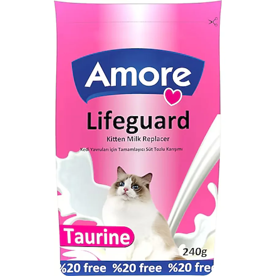 AMORE Lifeguard Yavru Kedi Süt Tozu 240 G Kitten Milk Replacer