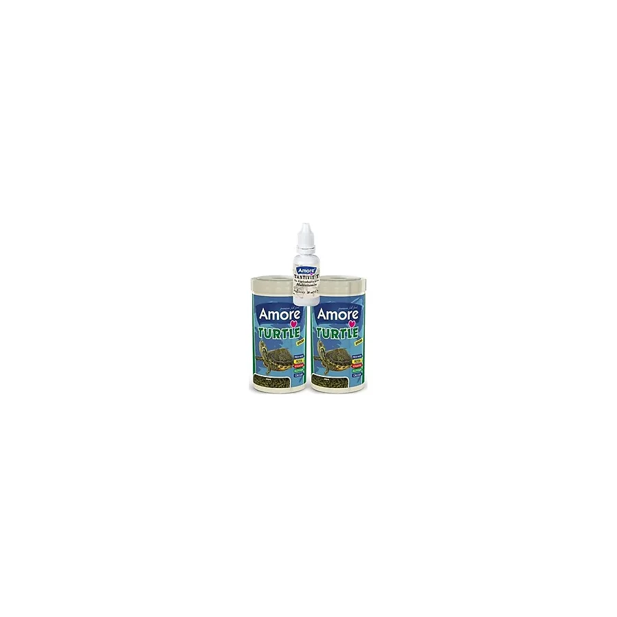 Amore Turtle Sticks 500Ml Kutu Sürüngen Kaplumbağa Yemi Ve Vitamini