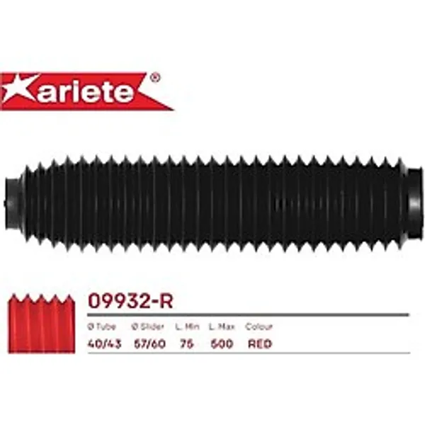Amortisör Körüğü Üst 4043 Mm Alt 5760 Mm Uzunluk 75500 Mm Kırmızı 2008-2016