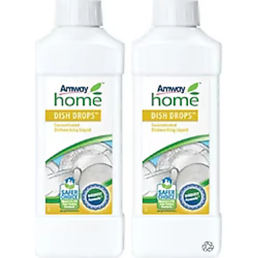 Amway Dish Drops Konsantre 1 lt 2'li Paket Sıvı Bulaşık Deterjanı