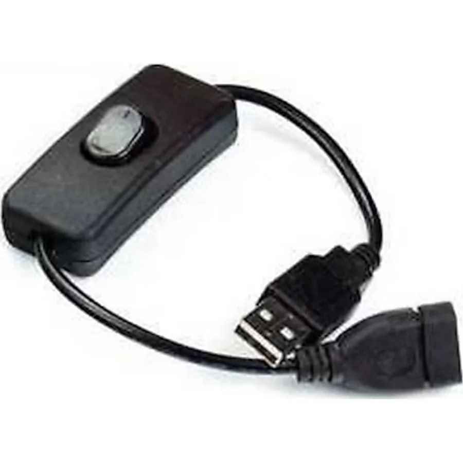 Anahtarlı Usb Uzatma Kablo 50 cm