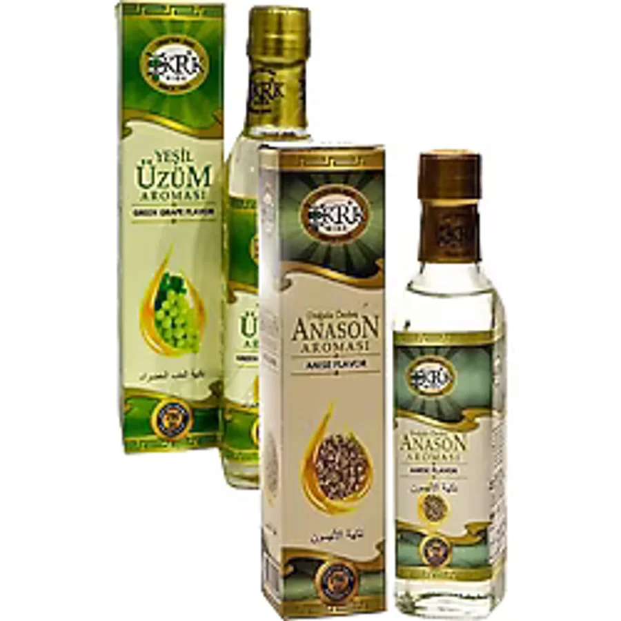 Anason Aroması 250 Ml Yeşil Üzüm Aroması 250 Ml Cam Şişe