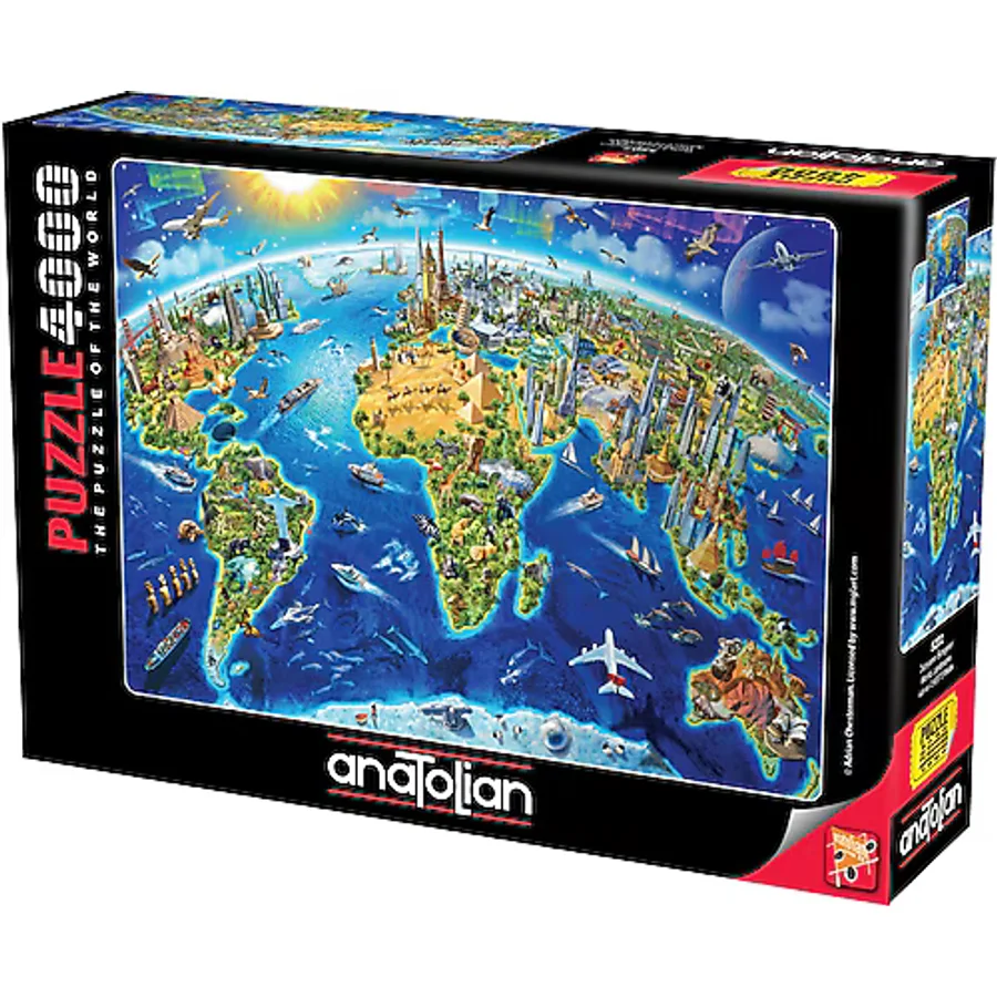 Anatolian Dünyanın Simgeleri 4000 Parça Puzzle 5202