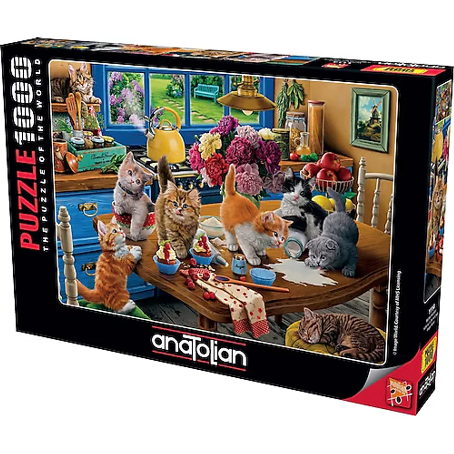 Anatolian Mutfak Kedileri 1000 Parça Puzzle