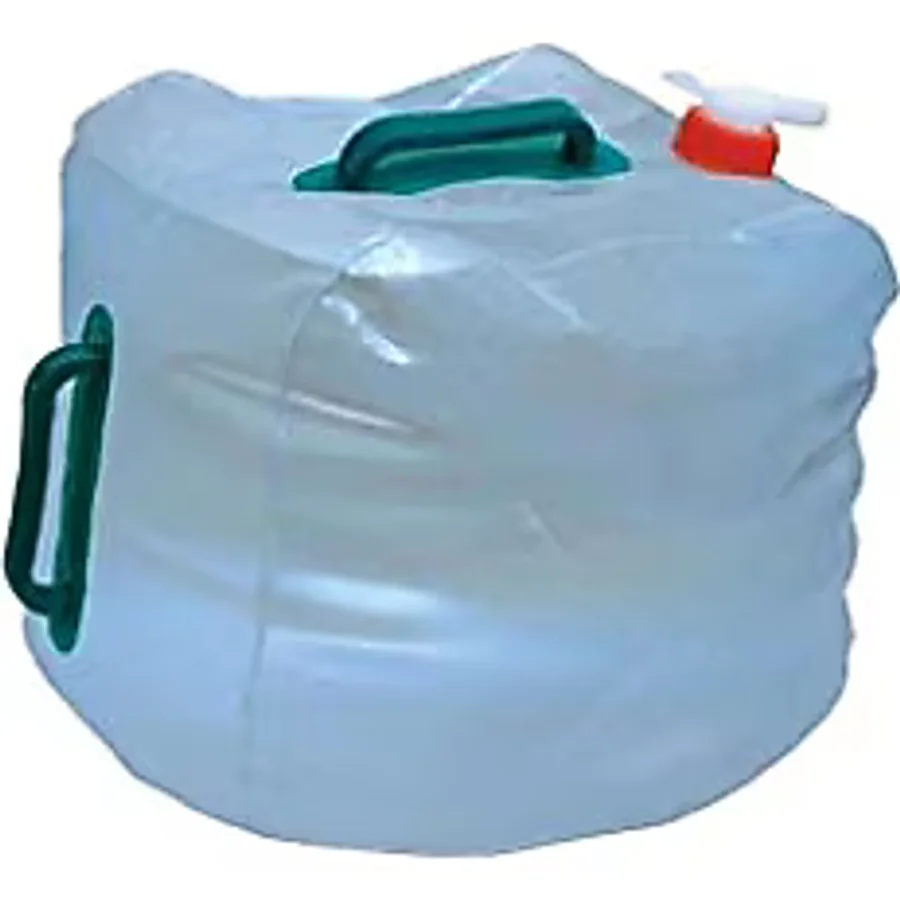 Andoutdoor C889 Katlanabilir Su Bidonu, 20 L, Musluklu Kapak, Beyaz