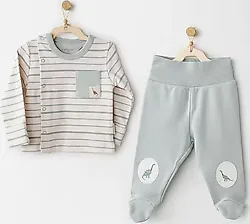 AndyWawa AC26009 Mummy S Snuggle Saurus 2'li Zıbın Takımı