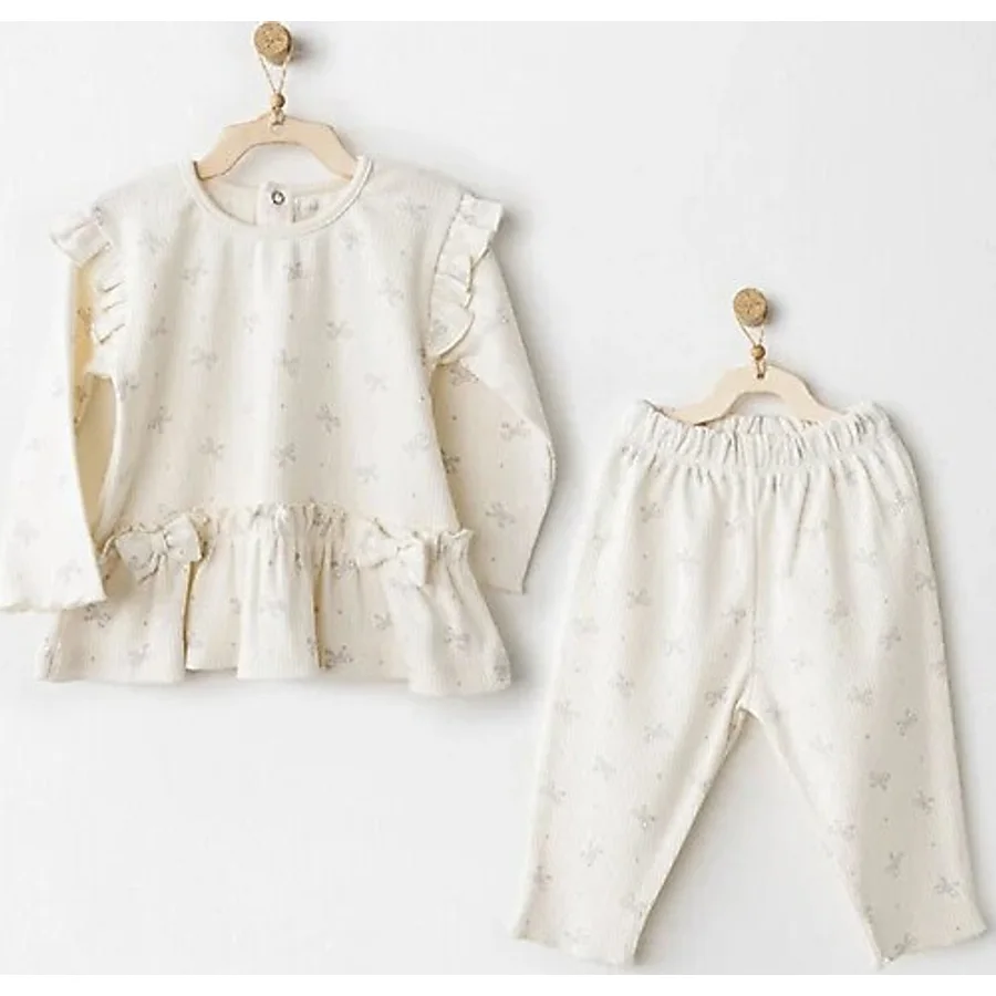 AndyWawa Baby Bow Bliss AC26256 2'li Bebek Takımı