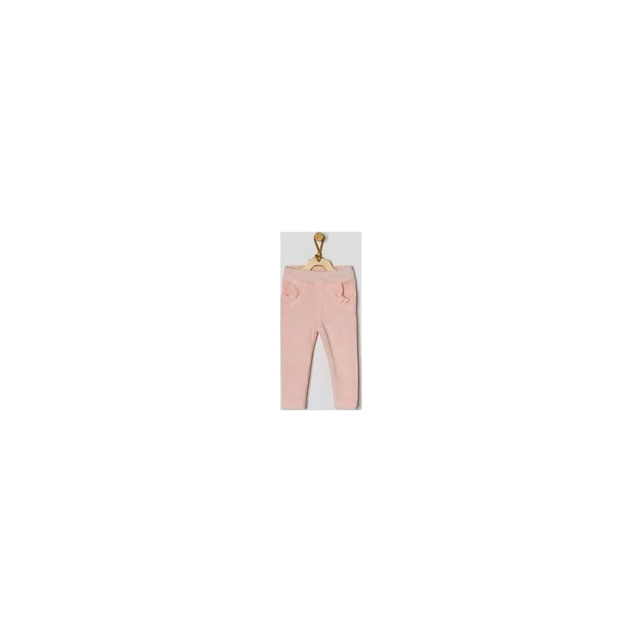 Andywawa Bebek Pantolon Pant Velvet Home Sweet Home AC22122 - Açık Pembe - 1 - 3 Ay
