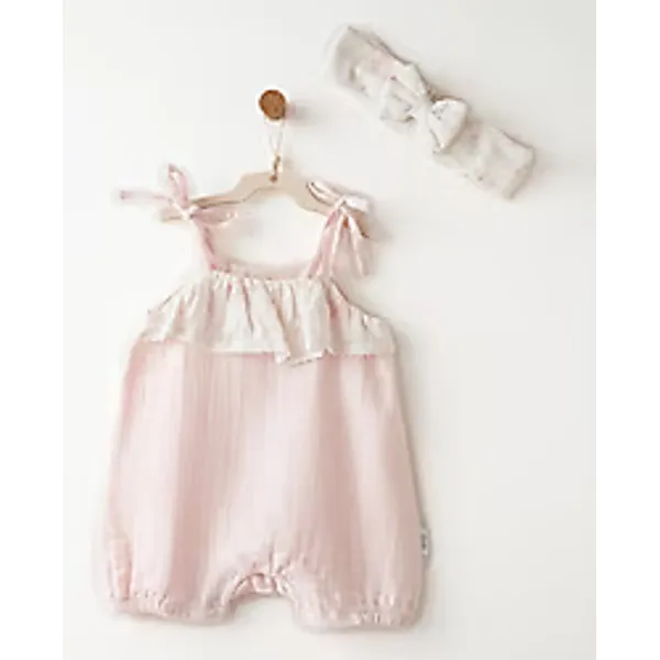 AndyWawa Lovely Day AC26618 Kız Bebek Tulum Takımı