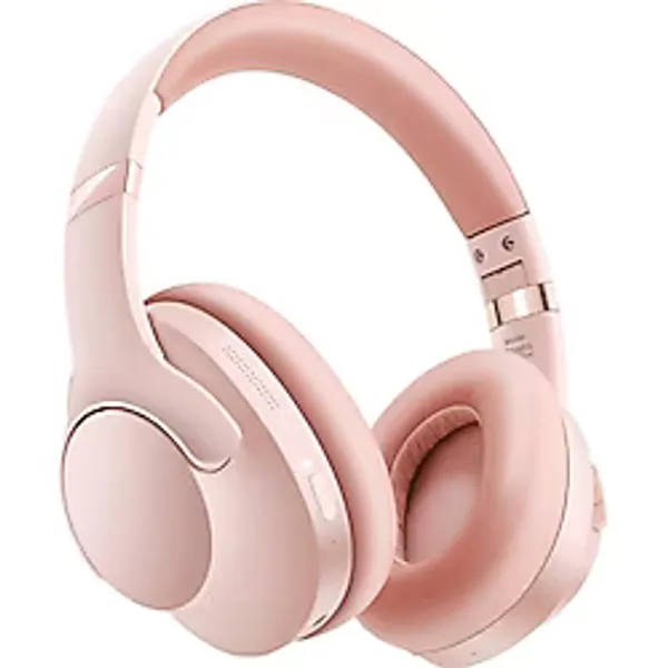 anehues Aktif Gürültü Önleyici Kulaklık, Kablosuz Kulak Üzerinden, 50 Saat Çalma Süresi Bluetooth 5.4 Kulaklık, Mikrofonlu Müzik ve Oyun Kulaklığı, HiFi Stereo, Derin Bas, Cep Telefonu/PC için Yumuşak