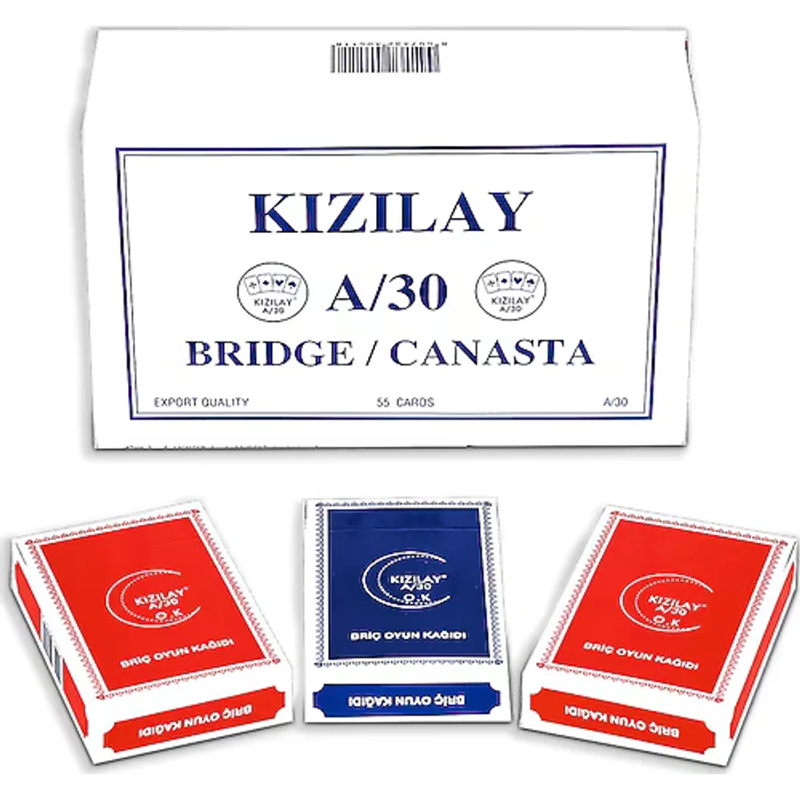 Angora Kızılay İskambil Oyun Kağıdı 12'li Deste
