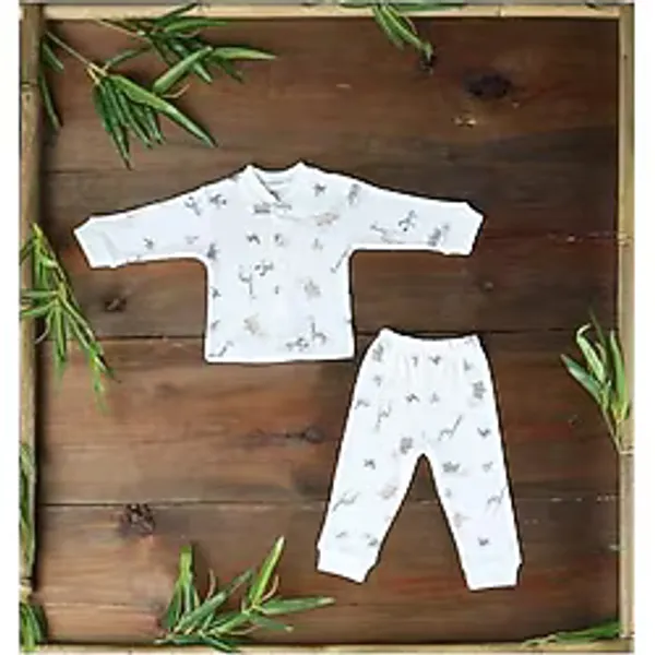 Animals Bebek Pijama Takımı 0-3, 3-6, 6-9 Ay