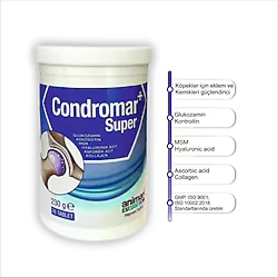 animari Condromar Super 230 gr 76 Tablet Köpekler İçin Glukozamin