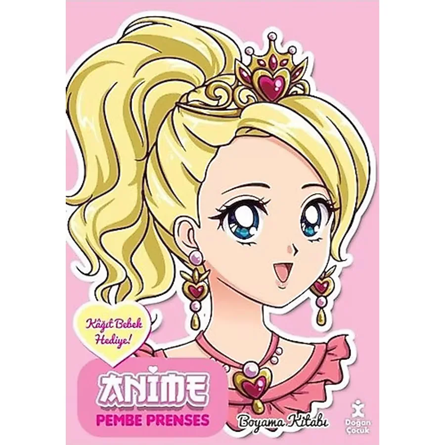 Anime Pembe Prenses Boyama Kitabı - Kolektif