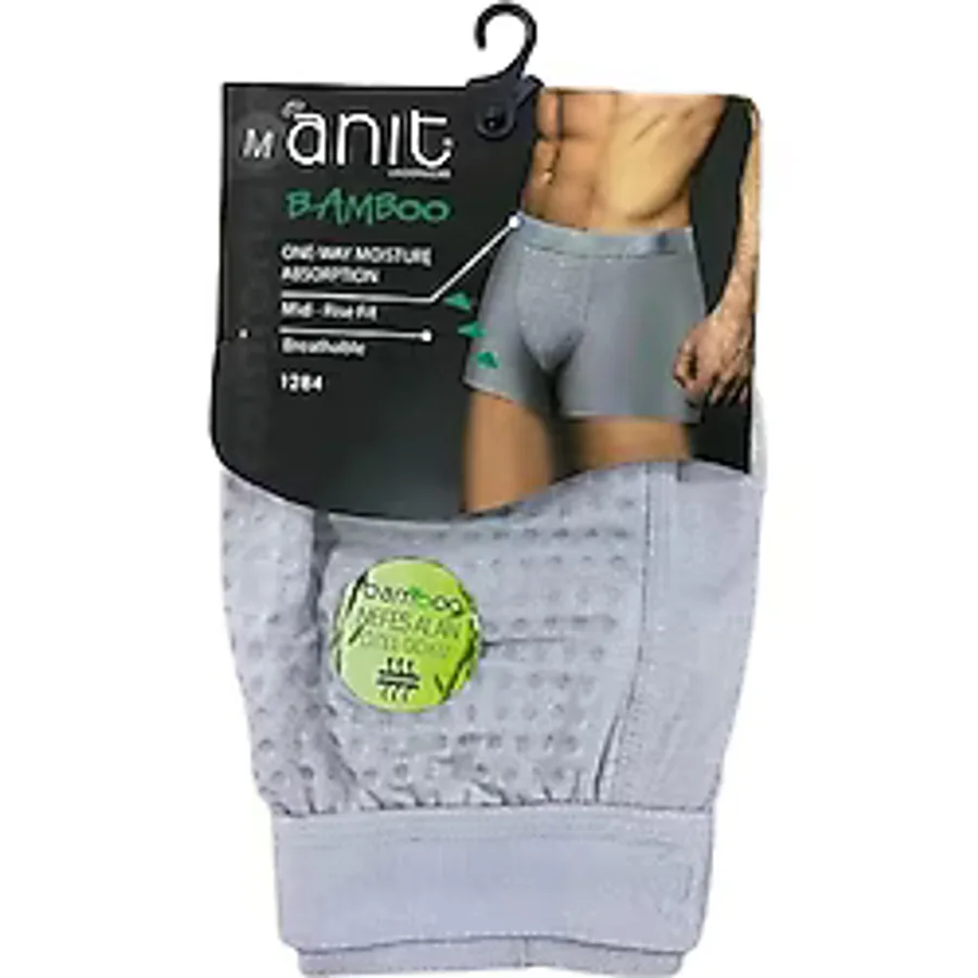 Anıt Erkek Nefes Alan Bambu Likralı Boxer 1284 - 9 Adet