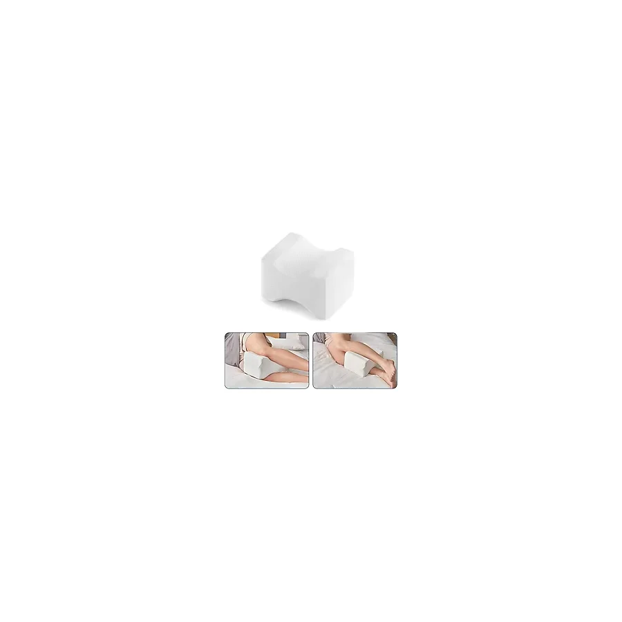 Ankaflex Ortopedik Yastık Bacak Arası Yastık Hamile Yastığı Bacak Destek Minderi Medikal Yastık - Beyaz - 25 x 20 x 14 cm