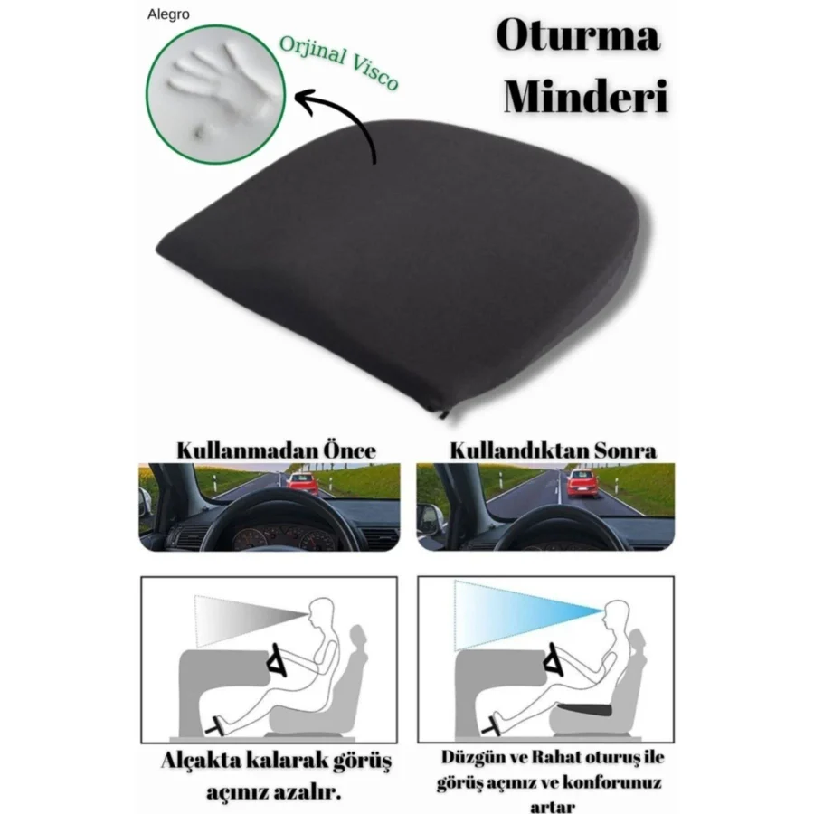 Ankaflex Visco Oturma Minderi Oto Ofis Sandalye Oturma Minderi