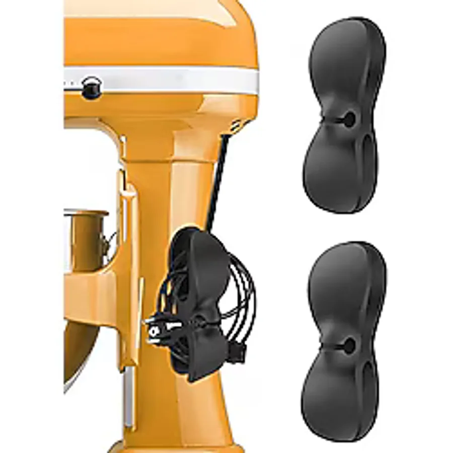 Ankanorm Kablo Düzenleyici Çok Amaçlı Organizer Airfryer Kablo Sarma Aparatı Yapışkanlı Kablo Sabitleyici (2 Adet)