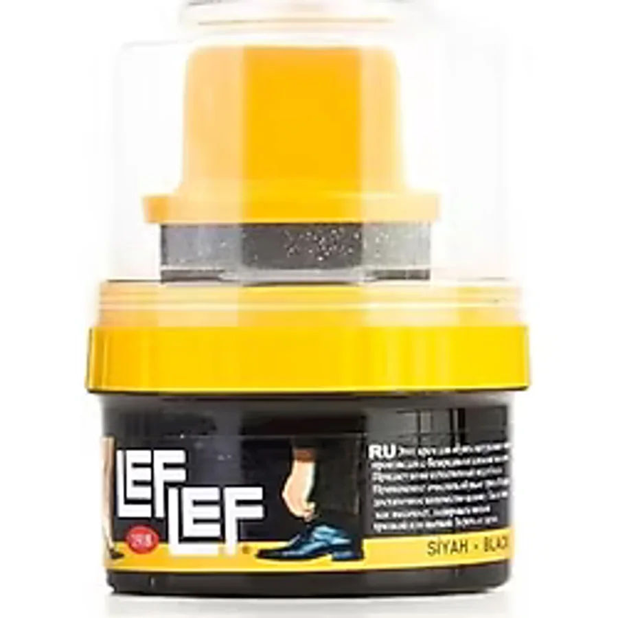 Ankanorm Nuri LefLef Pratik Cilalı Krem Ayakkabı Bakım Boyası 50 ml (Siyah)