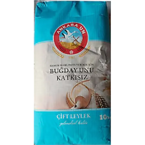 Ankara Un Çift Leylek 10 kg Katkısız Buğday Unu