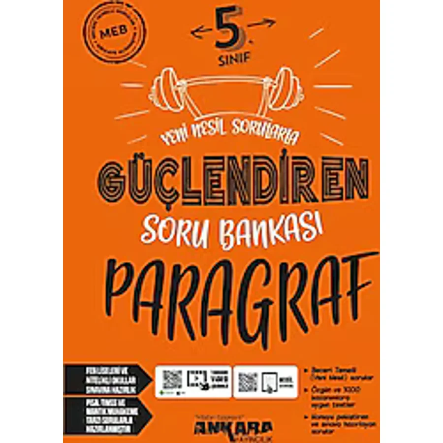 Ankara Yayıncılık 5. Sınıf Güçlendiren Paragraf Soru Bankası