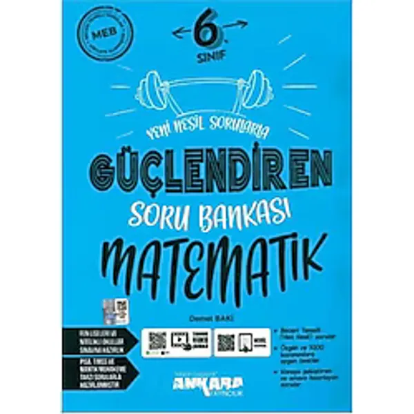 Ankara Yayıncılık 6. Sınıf Güçlendiren Matematik Soru Bankası